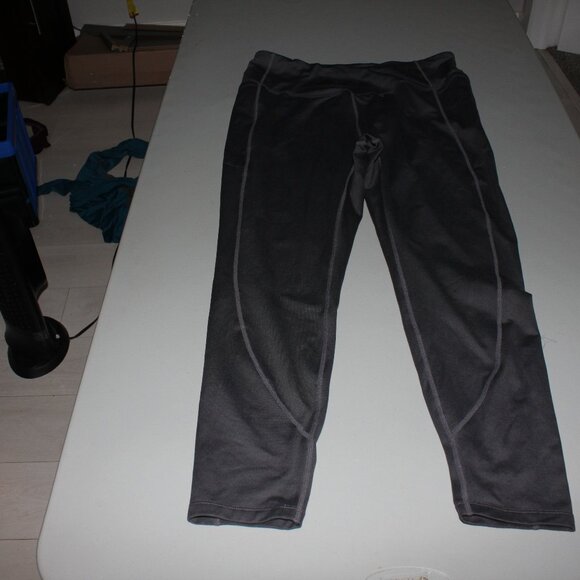 Grey Zella High Waist Ankle Leggings Size XL New - Picture 1 of 3
